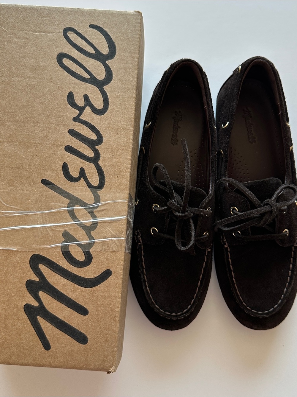 New Madewell The Jamie Boat Shoe | Size 7 | Dark Corab - Picture 10 of 10
